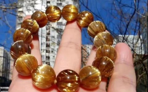 图解：钛晶和金发晶被染色处理后是怎么样的？