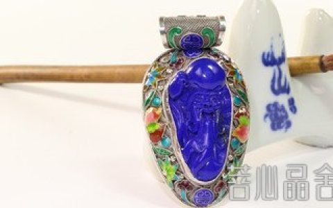 如何区分青金石自然掉色和染色褪色
