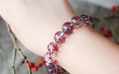 安晴珠宝12月晶石设计款成品欣赏：金草莓晶、粉晶、捷克陨石、黑曜石、钛晶...