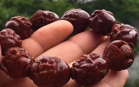 老橄榄核手串 老橄榄核手串盘玩